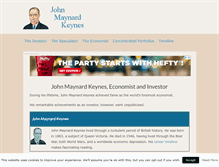 Tablet Screenshot of maynardkeynes.org